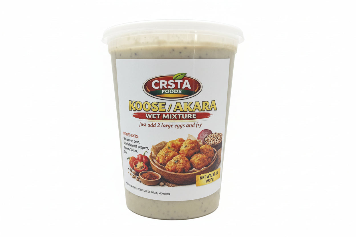 Koose/Akara Wet Mix – Ready-to-Fry Bean Fritter Batter